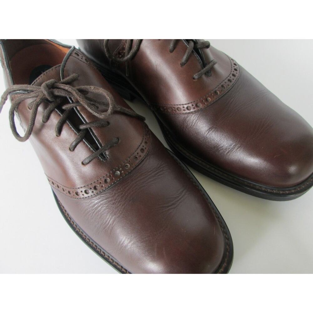 Florsheim Mens Brown Genuine Leather Comfortech Dress Oxfords Shoes Size 11.5 M - Picture 3 of 6
